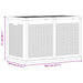 Tuinbox 180 L PP rattan grijs