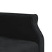 Slaapbank L-vormig 271x140x70 cm fluweel zwart