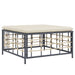 3-delige Loungeset met kussens poly rattan antracietkleurig