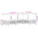 4-delige Loungeset met kussens poly rattan antracietkleurig