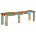 Bank 160x35x46 cm Massief gerecycled hout