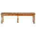 Bank 160x35x46 cm Massief gerecycled hout