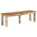 Bank 160x35x46 cm Massief gerecycled hout