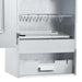 BBQ-rookoven met tafel gegalvaniseerd staal