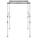 Droogrek 83x(50-55)x(40-85) cm aluminium
