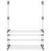Droogrek voor balkon 54x25x42 cm aluminium