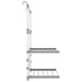 Droogrek voor balkon 54x25x42 cm aluminium