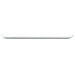 Gordijnrails 2 st 40-60 cm aluminium wit en zilverkleurig