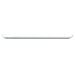 Gordijnrails 2 st 60-105 cm aluminium wit en zilverkleurig