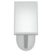 Gordijnrails 2 st 60-105 cm aluminium wit en zilverkleurig