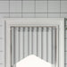 Gordijnrails 2 st 60-105 cm aluminium wit en zilverkleurig