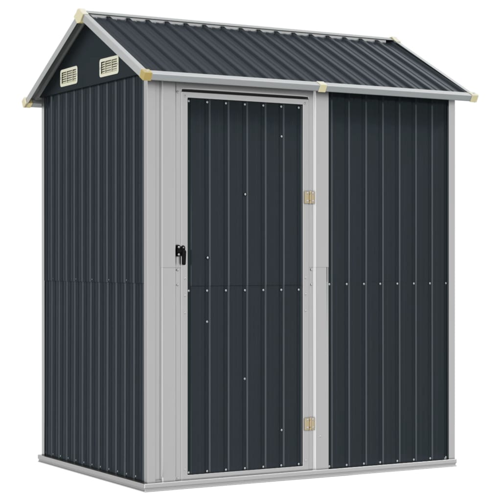 Tuinhuis Antraciet 192x152,5x237 cm Gegalvaniseerd Staal