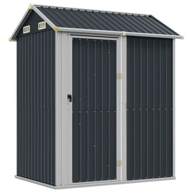 Tuinhuis Antraciet 192x152,5x237 cm Gegalvaniseerd Staal