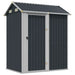 Tuinhuis Antraciet 192x152,5x237 cm Gegalvaniseerd Staal
