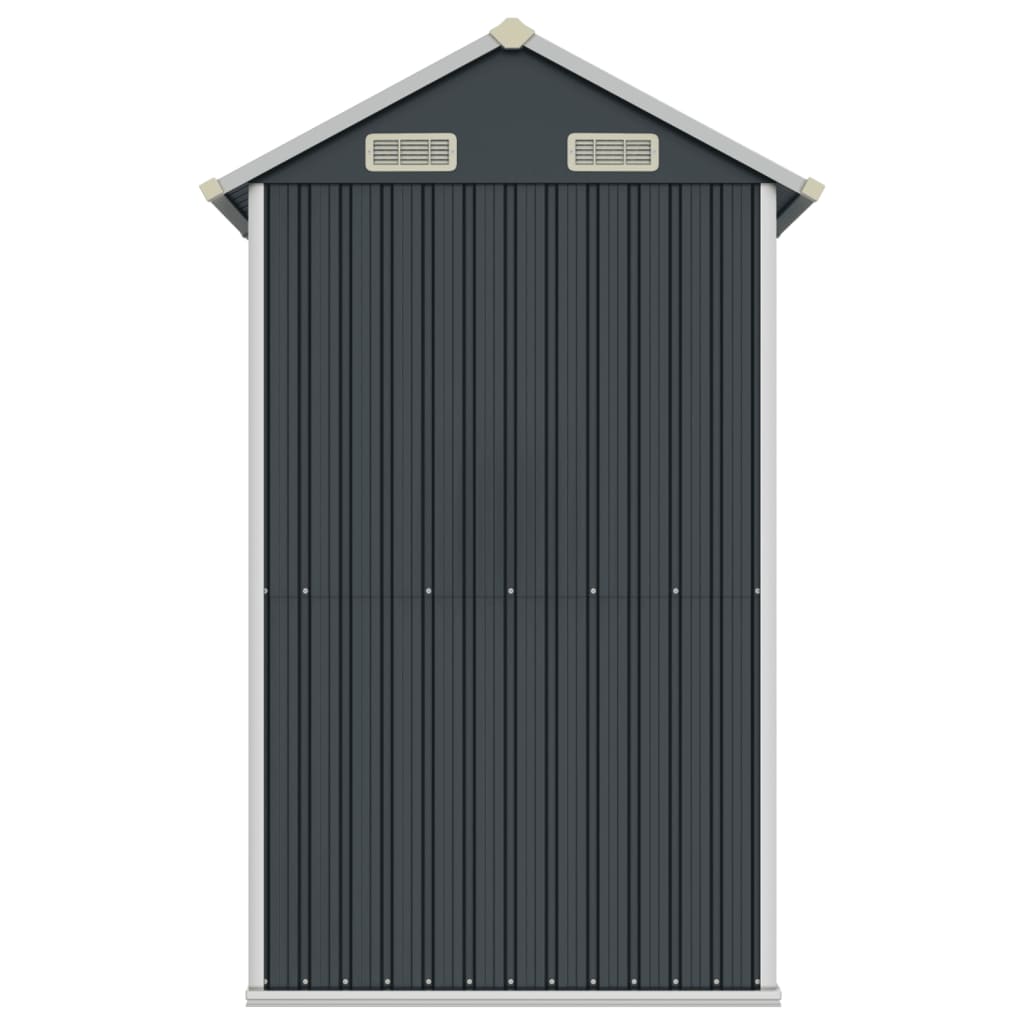 Tuinhuis Antraciet 192x152,5x237 cm Gegalvaniseerd Staal