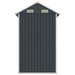 Tuinhuis Antraciet 192x152,5x237 cm Gegalvaniseerd Staal