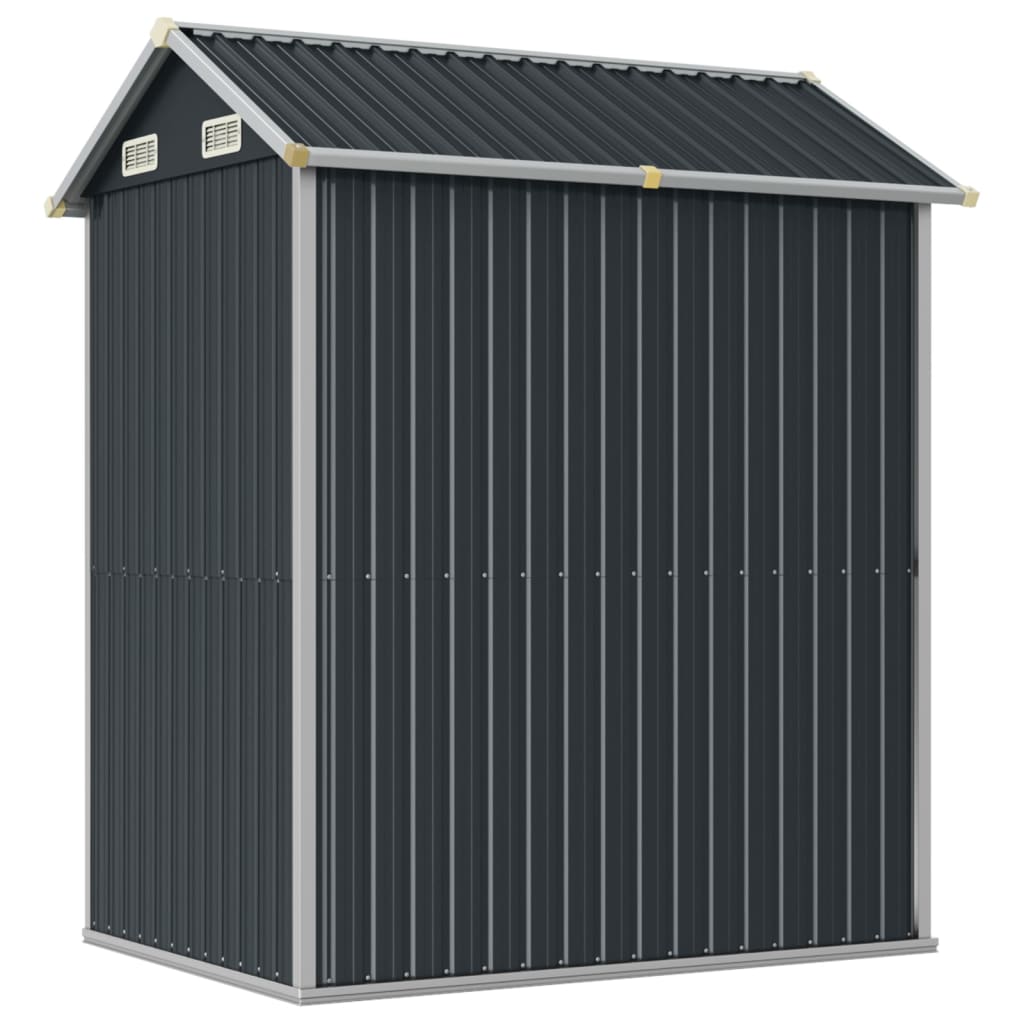 Tuinhuis Antraciet 192x152,5x237 cm Gegalvaniseerd Staal