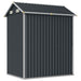 Tuinhuis Antraciet 192x152,5x237 cm Gegalvaniseerd Staal