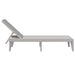 Ligbed 186x60x29 cm polypropeen grijs