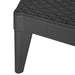 Ligbed 186x60x29 cm polypropeen antracietkleurig