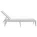 Ligbed 186x60x29 cm polypropeen wit
