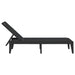 Ligbed 186x60x29 cm polypropeen antracietkleurig