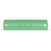 Tuinkas met stalen frame 16 m² 8x2x2 m groen