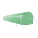 Tuinkas met stalen frame 32 m² 16x2x2 m groen