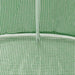 Tuinkas met stalen frame 36 m² 18x2x2 m groen
