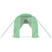 Tuinkas met stalen frame 44 m² 22x2x2 m groen