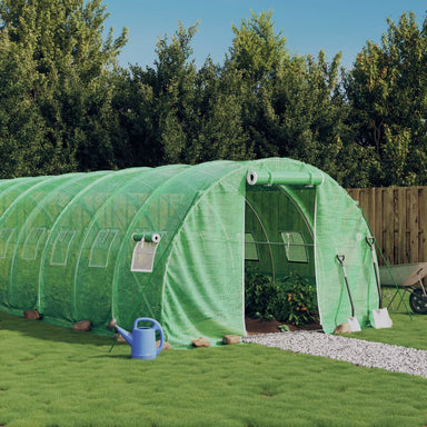 Tuinkas met stalen frame 18 m² 6x3x2 m groen