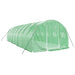 Tuinkas met stalen frame 24 m² 8x3x2 m groen