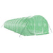 Tuinkas met stalen frame 36 m² 12x3x2 m groen