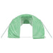 Tuinkas met stalen frame 72 m² 24x3x2 m groen