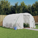 Kas met stalen frame wit 12 m² 4x3x2 m