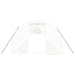 Tuinkas met stalen frame 72 m² 24x3x2 m wit