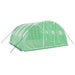 Tuinkas met stalen frame 16 m² 4x4x2 m groen