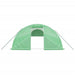 Tuinkas met stalen frame 64 m² 16x4x2 m groen