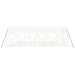 Tuinkas met stalen frame 24 m² 6x4x2 m wit