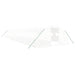 Tuinkas met stalen frame 72 m² 18x4x2 m wit