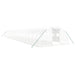 Tuinkas met stalen frame 88 m² 22x4x2 m wit