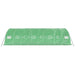 Tuinkas met stalen frame 40 m² 8x5x2,3 m groen