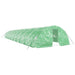 Tuinkas met stalen frame 100 m² 20x5x2,3 m groen