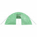Tuinkas met stalen frame 120 m² 24x5x2,3 m groen