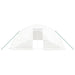Tuinkas met stalen frame 60 m² 12x5x2,3 m wit