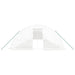 Tuinkas met stalen frame 70 m² 14x5x2,3 m wit
