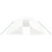Tuinkas met stalen frame 90 m² 18x5x2,3 m wit