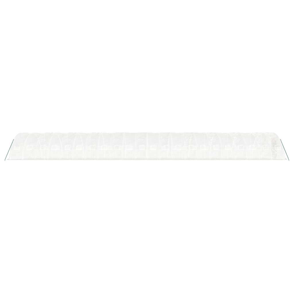 Tuinkas met stalen frame 110 m² 22x5x2,3 m wit