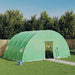 Kas met stalen frame groen 24 m² 6x4x2,85 m