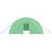 Tuinkas met stalen frame 36 m² 6x6x2,85 m groen